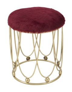 SGABELLO AMELIE BORDEAUX Ø CM 40,5X46,5