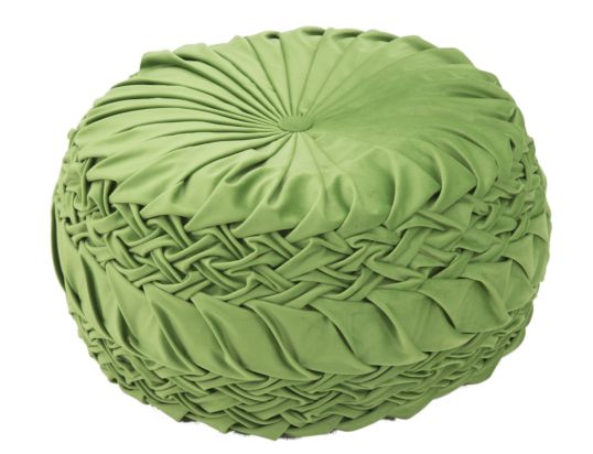 PUFF QUEEN GLAM VERDE Ø CM 48X25