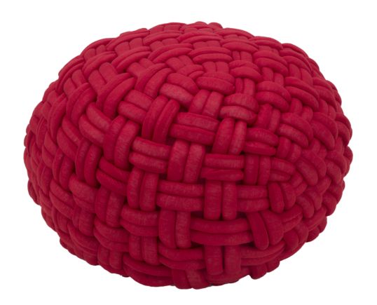 PUFF ROPE BORDEAUX Ø CM 50X30