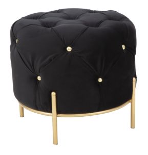 PUFF DIAMOND GLAM NERO CM Ø 45X40