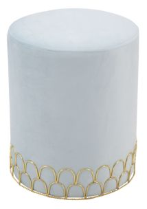 SGABELLO RING CELESTE CM Ø 35X42