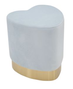 SGABELLO CUORE CELESTE CM 38X38X42
