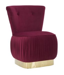 POLTRONA LADY BORDEAUX CM 60X50X79