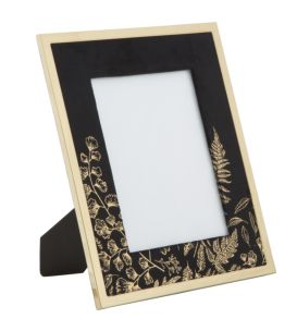 CORNICE GLAM NERA CM 24X1,5X29 (MISURA INTERNA CM 15X20) MIN 2