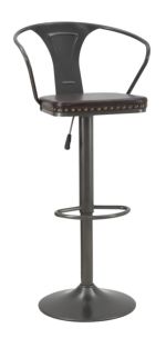 SGABELLO IMBOTTITO DETROIT CM 51X48X86-113