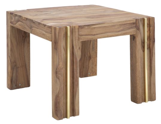 TAVOLO DA CAFFE' QUADRATO ELEGANT SHEESHAM CM 58X58X45