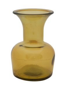 VASO VETRO RICICLATO CUP YELLOW Ø 14X20 (MADE IN SPAIN)