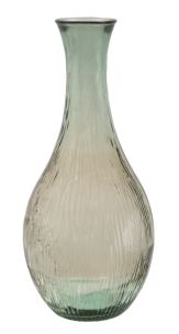 VASO VETRO RICICLATO SLIM LIGHTY CM Ø 34X75 (MADE IN SPAIN)