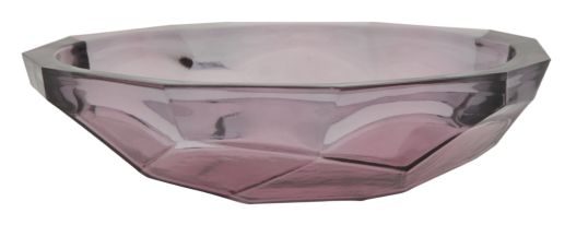 S/TASCHE VETRO RICICLATO STONE PINK CM Ø 34X9 MIN 2 (MADE IN SPAIN)
