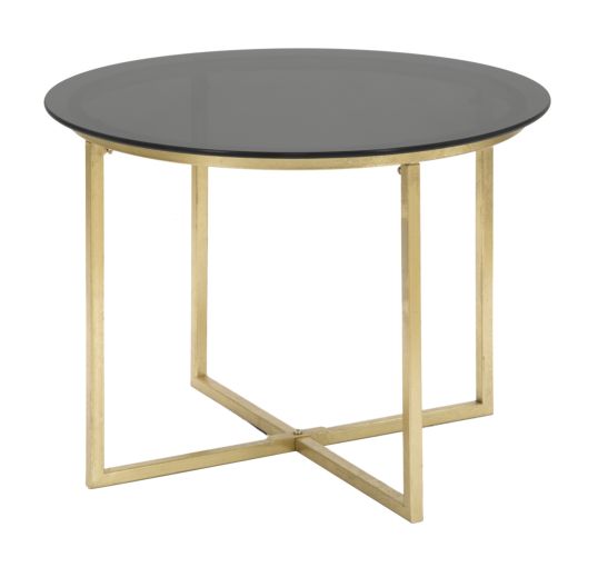 TAVOLINETTO DA CAFFE' GLAM ROUND CM Ø 58X43