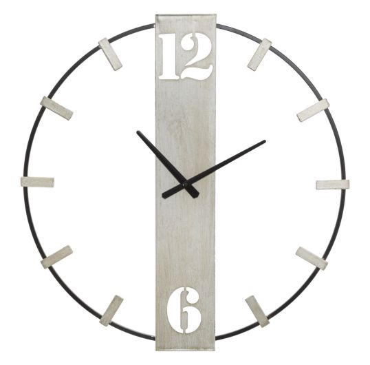 OROLOGIO DA MURO SILVERY CM 61X4,5X63