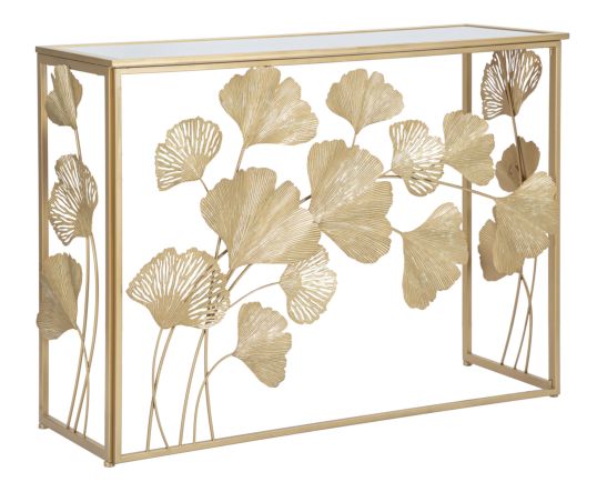 CONSOLE IN FERRO LEAF CM 108X36,5X80