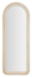 SPECCHIO DA MURO CLOE VELLUTO CREMA CM 60X4X160 (MISURA SPECCHIO CM 45X145)